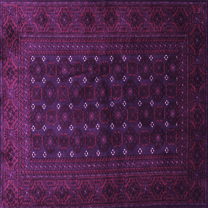 Square Persian Purple Traditional Rug, tr1745pur