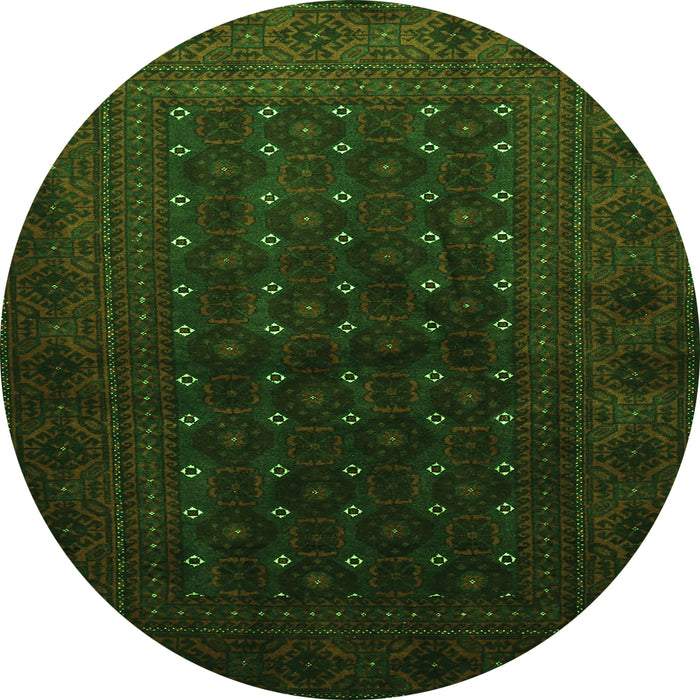 Machine Washable Persian Green Traditional Area Rugs, wshtr1745grn