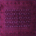 Square Persian Pink Traditional Rug, tr1745pnk