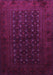 Machine Washable Persian Pink Traditional Rug, wshtr1745pnk