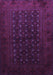 Machine Washable Persian Purple Traditional Area Rugs, wshtr1745pur