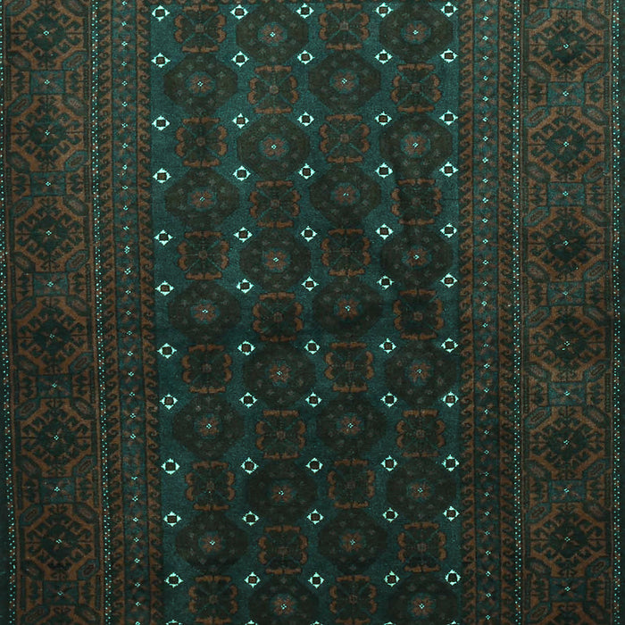 Machine Washable Persian Turquoise Traditional Area Rugs, wshtr1745turq