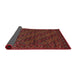 Sideview of Traditional Brown Red Persian Rug, tr1746