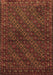 Machine Washable Persian Brown Traditional Rug, wshtr1746brn