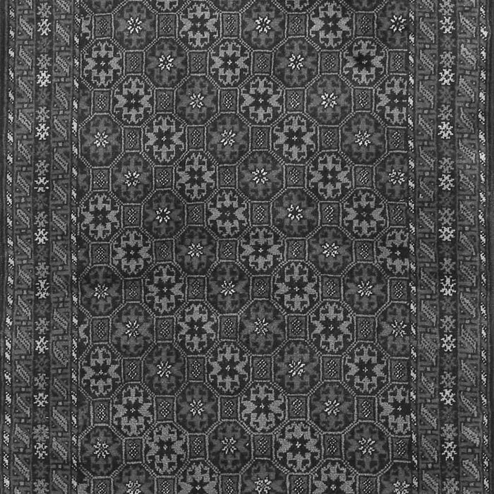 Serging Thickness of Machine Washable Persian Gray Traditional Rug, wshtr1746gry