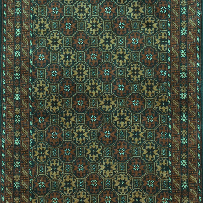 Machine Washable Persian Turquoise Traditional Area Rugs, wshtr1746turq