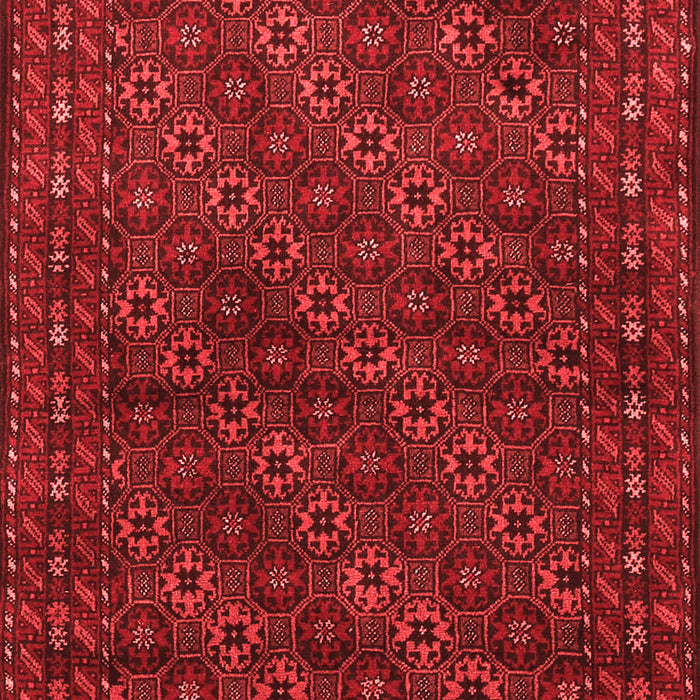 Machine Washable Persian Red Traditional Rug, wshtr1746red