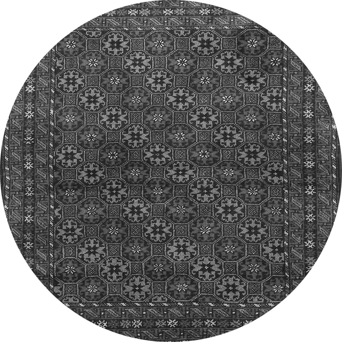 Square Persian Gray Traditional Rug, tr1746gry