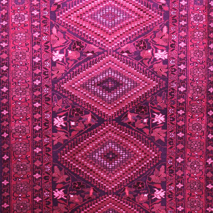 Machine Washable Persian Pink Traditional Rug, wshtr1747pnk