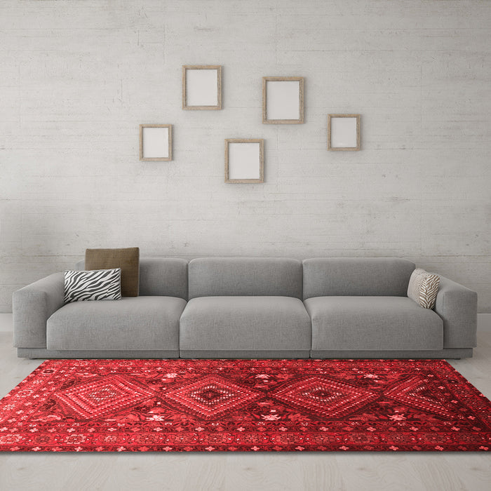 Traditional Red Washable Rugs