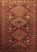 Machine Washable Persian Brown Traditional Rug, wshtr1747brn