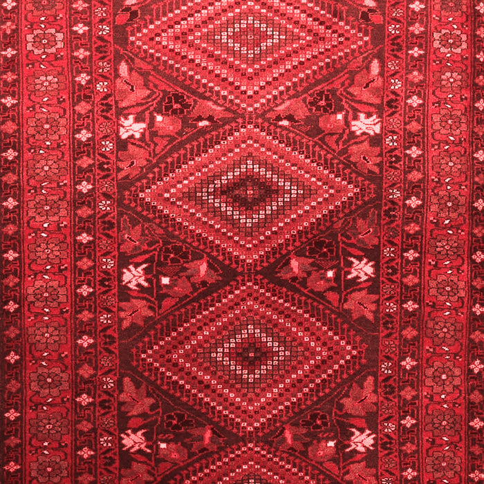 Machine Washable Persian Red Traditional Rug, wshtr1747red