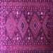 Square Persian Purple Traditional Rug, tr1747pur