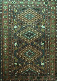 Persian Turquoise Traditional Rug, tr1747turq