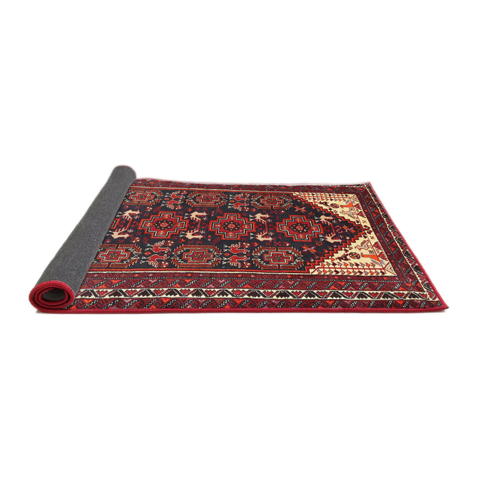 Sideview of Traditional Dark Almond Brown Persian Rug, tr1748