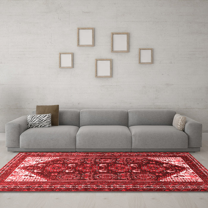 Traditional Red Washable Rugs