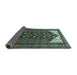 Sideview of Persian Turquoise Traditional Rug, tr1748turq