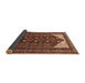 Sideview of Persian Brown Traditional Rug, tr1748brn