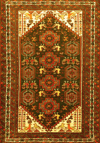 Persian Yellow Traditional Rug, tr1748yw