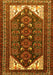 Persian Yellow Traditional Rug, tr1748yw