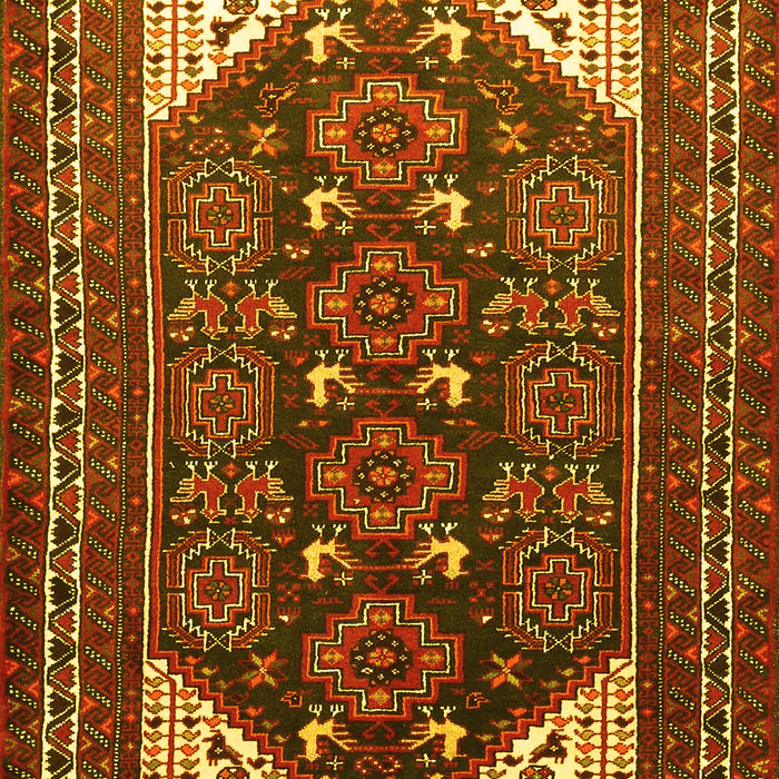 Persian Yellow Traditional Rug, tr1748yw