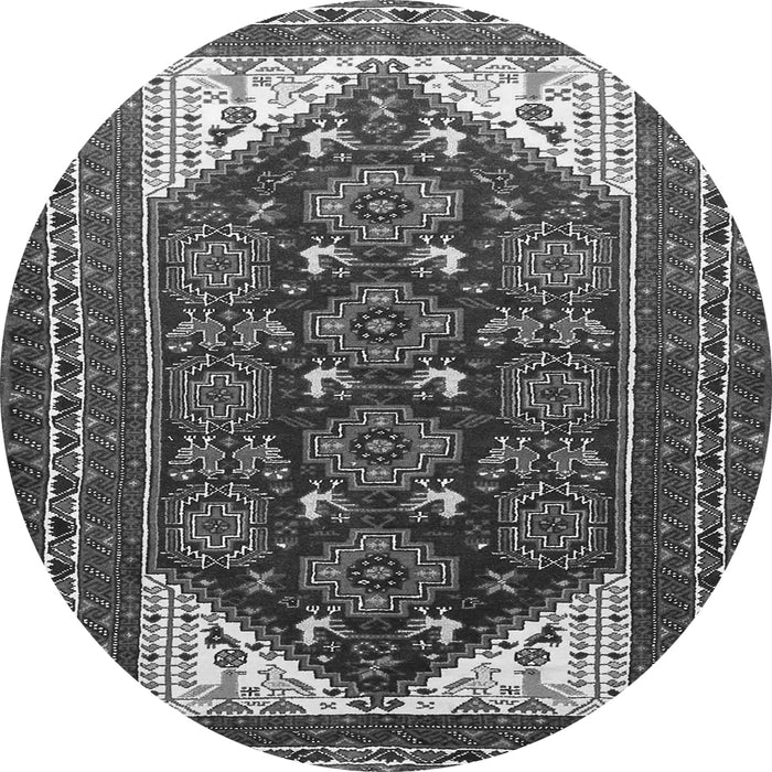 Machine Washable Persian Gray Traditional Rug, wshtr1748gry