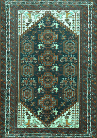 Persian Turquoise Traditional Rug, tr1748turq