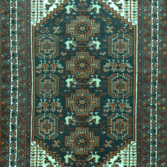 Persian Turquoise Traditional Rug, tr1748turq