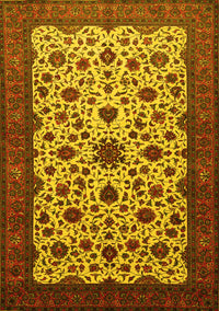 Persian Yellow Traditional Rug, tr1749yw