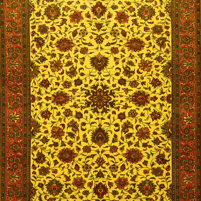 Persian Yellow Traditional Rug, tr1749yw