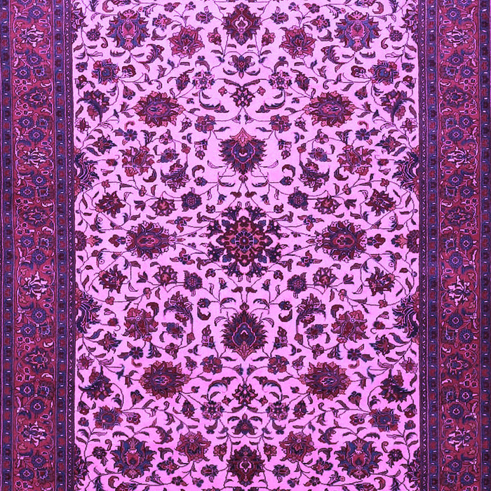Machine Washable Persian Purple Traditional Area Rugs, wshtr1749pur