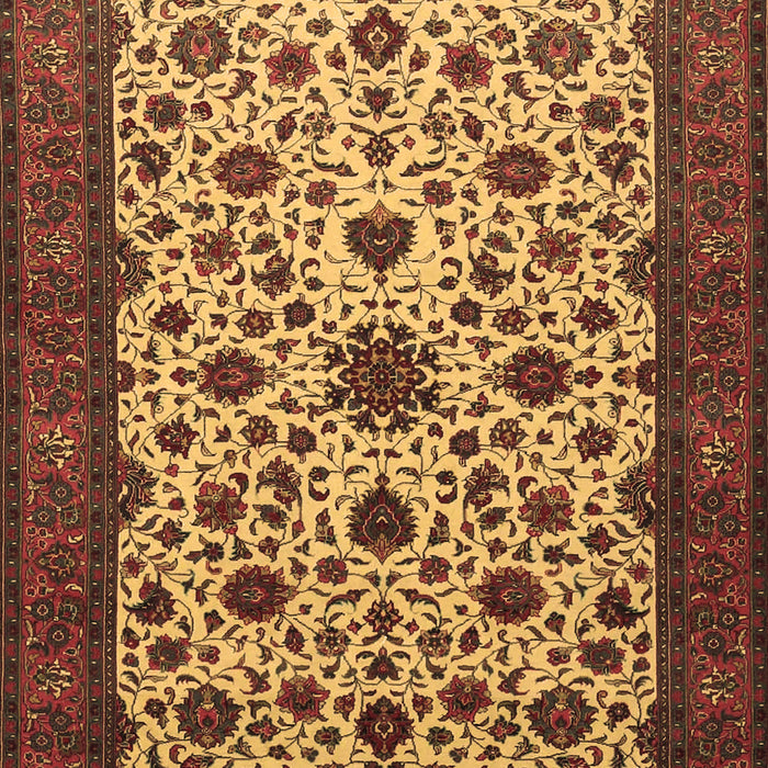 Machine Washable Persian Brown Traditional Rug, wshtr1749brn