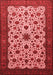 Persian Red Traditional Area Rugs