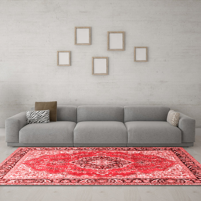 Traditional Red Washable Rugs