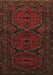 Machine Washable Persian Brown Traditional Rug, wshtr1750brn