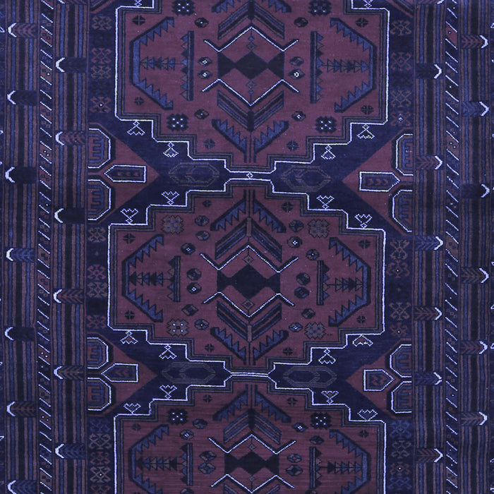 Machine Washable Persian Blue Traditional Rug, wshtr1750blu