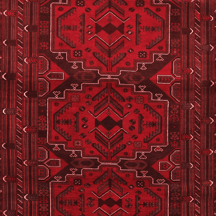 Machine Washable Persian Red Traditional Rug, wshtr1750red