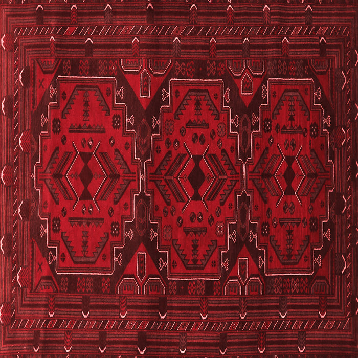 Machine Washable Persian Red Traditional Rug, wshtr1750red