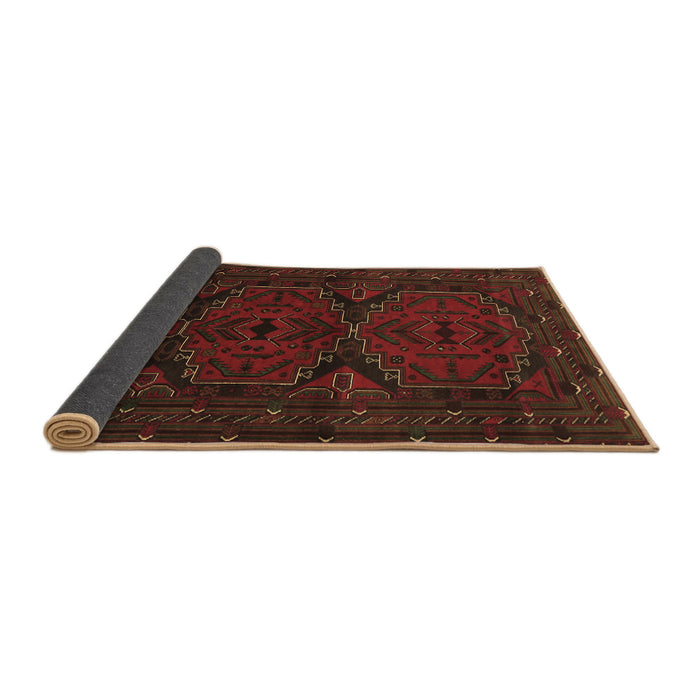 Sideview of Persian Brown Traditional Rug, tr1750brn