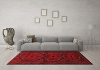 Machine Washable Persian Red Traditional Rug, wshtr1750red