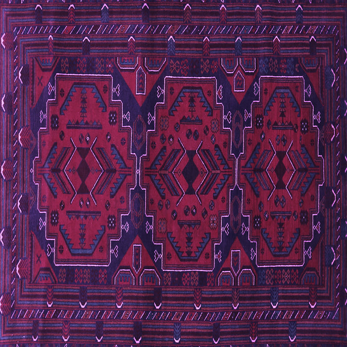 Square Persian Purple Traditional Rug, tr1750pur