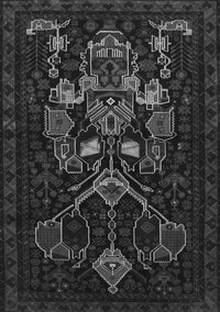 Persian Gray Traditional Rug, tr1751gry