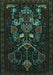 Persian Turquoise Traditional Rug, tr1751turq