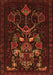 Persian Orange Traditional Rug, tr1751org