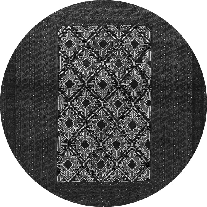 Machine Washable Persian Gray Traditional Rug, wshtr1752gry