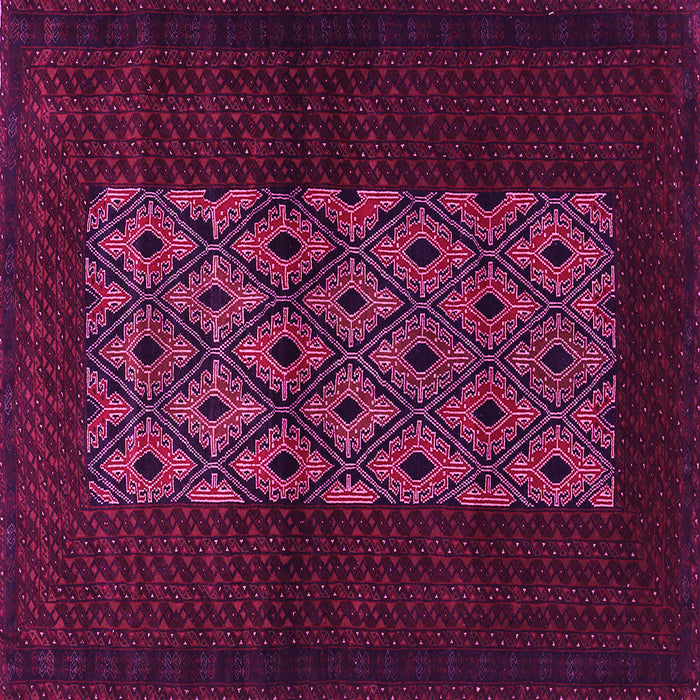 Square Machine Washable Persian Pink Traditional Rug, wshtr1752pnk