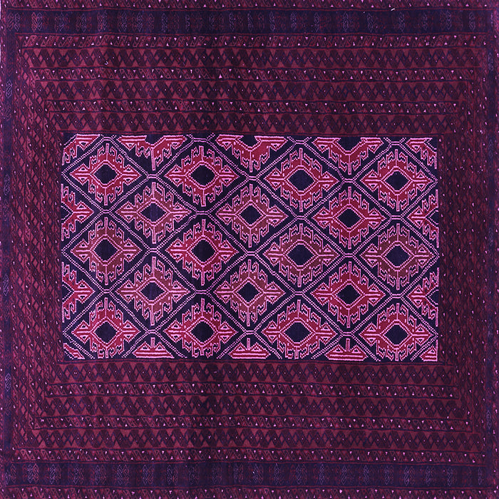 Square Machine Washable Persian Purple Traditional Area Rugs, wshtr1752pur