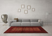 Machine Washable Persian Orange Traditional Area Rugs in a Living Room, wshtr1752org