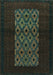 Persian Turquoise Traditional Rug, tr1752turq