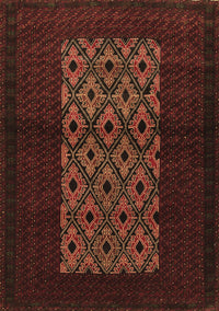 Persian Brown Traditional Rug, tr1752brn